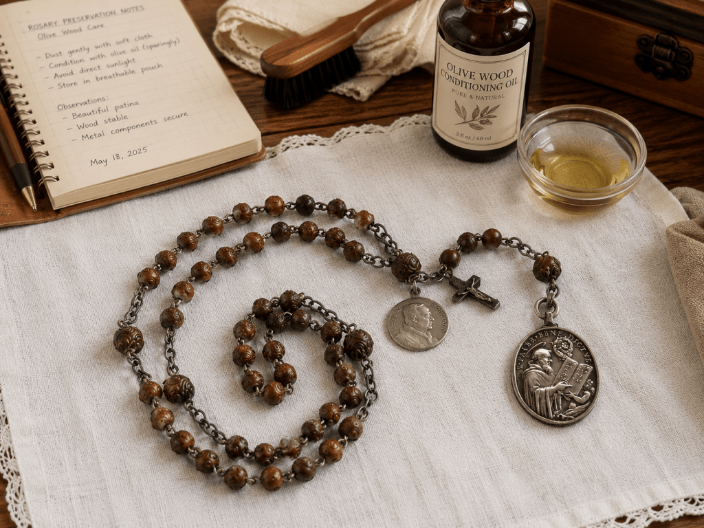 Olive Wood: Reading an Olive Wood Rosary; Aging, Care, and Collector&nbsp;Clues