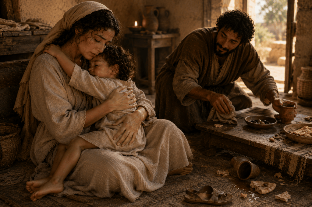 Did Mary ever become exasperated with a tired, hungry, overwhelmed little Jesus? 
